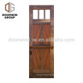 Small exterior door designed wooden entrance doors glass insert flush door for bedroom